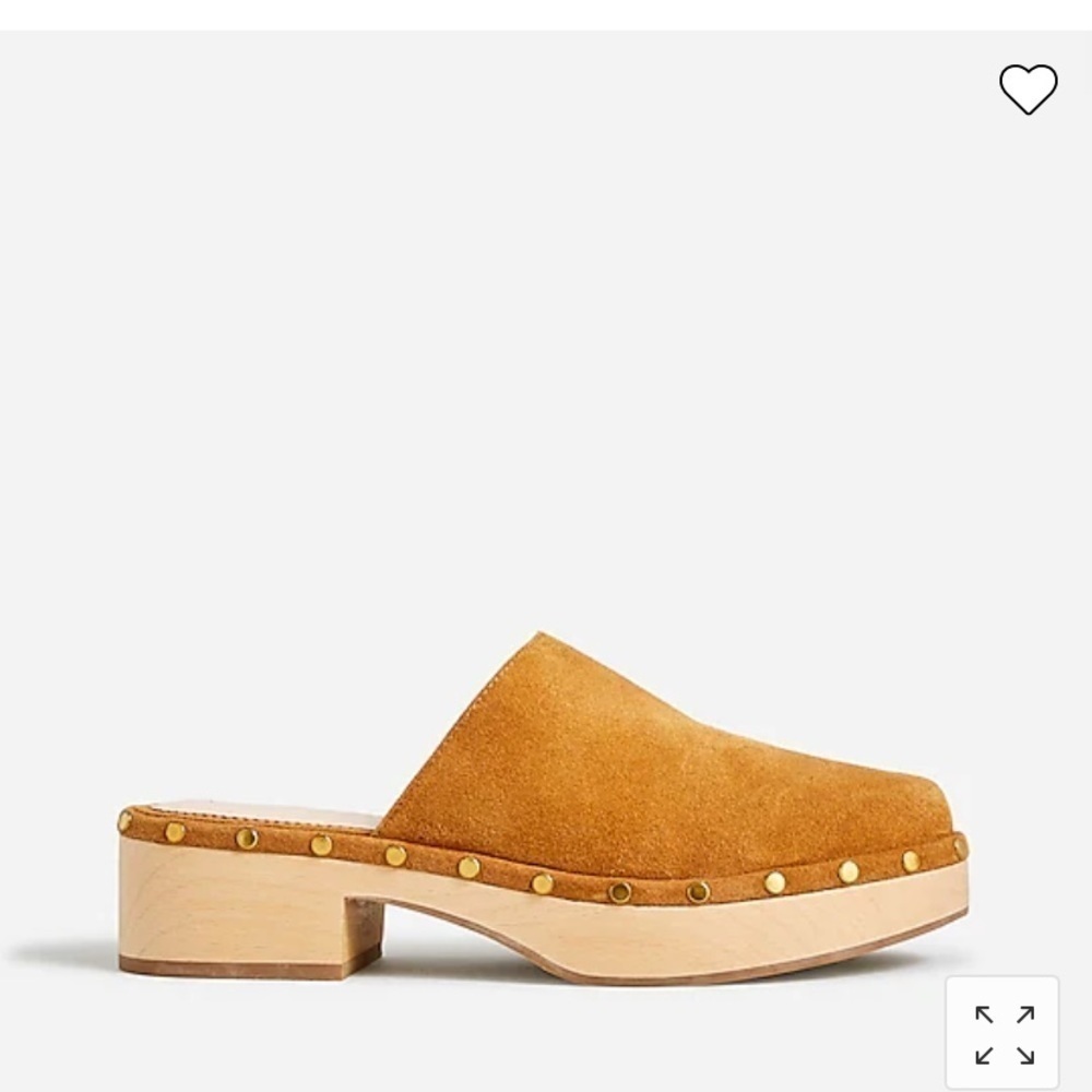 J Crew Dakota clogs in suede BJ797 - Picture 2 of 6